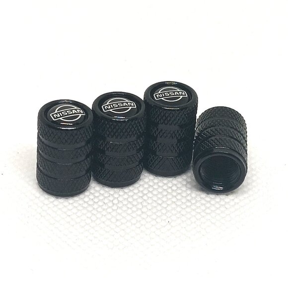 NISSAN TIRE CAPS UNIVERSAL AIR VALVE STEM CAPS 4 INCLUDED PER PACK - Picture 3 of 5